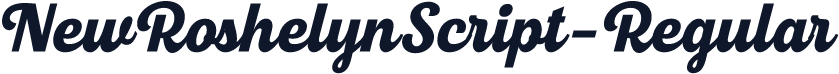 NewRoshelynScript-Regular
