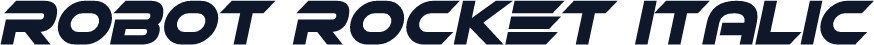 Robot Rocket Italic