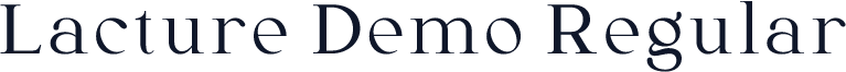 Lacture Demo Regular