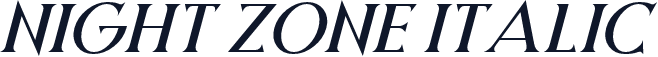 Night Zone Italic
