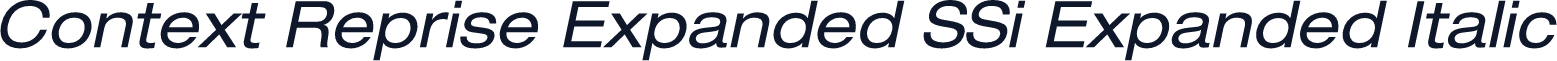 Context Reprise Expanded SSi Expanded Italic
