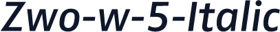 Zwo-w-5-Italic