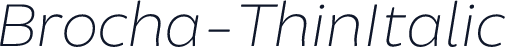 Brocha-ThinItalic