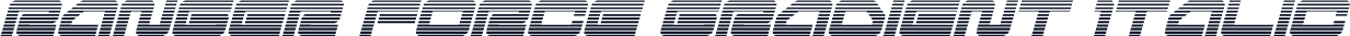 Ranger Force Gradient Italic