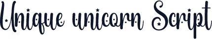 Unique unicorn Script