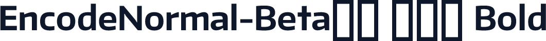 EncodeNormal-Beta36 700 Bold