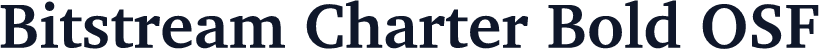 Bitstream Charter Bold OSF
