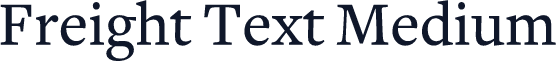Freight Text Medium