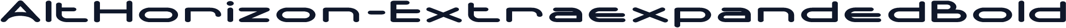 AltHorizon-ExtraexpandedBold