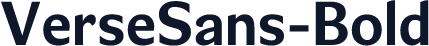 VerseSans-Bold