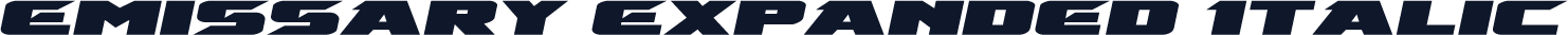 Emissary Expanded Italic