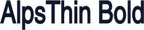 AlpsThin Bold