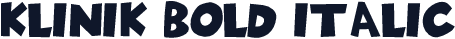 klinik Bold Italic