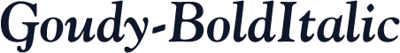 Goudy-BoldItalic