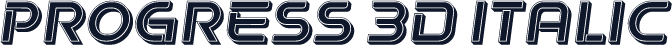 Progress 3D Italic
