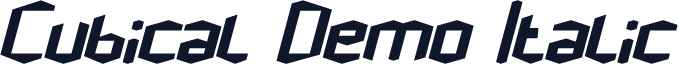 Cubical Demo Italic
