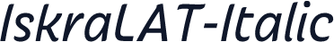 IskraLAT-Italic