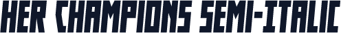 Her Champions Semi-Italic