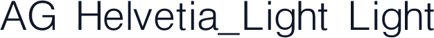 AG Helvetia_Light Light