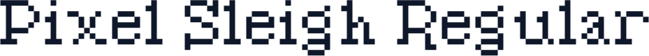 Pixel Sleigh Regular