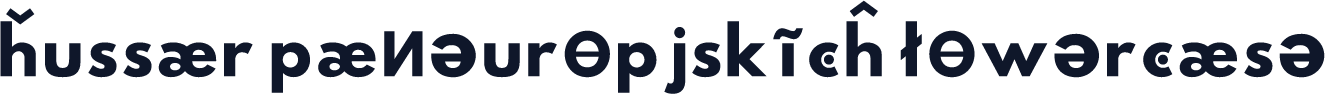 Hussar Paneuropjskich Lowercase