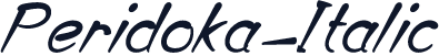 Peridoka-Italic