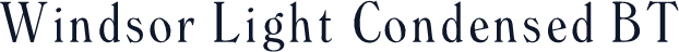 Windsor Light Condensed BT