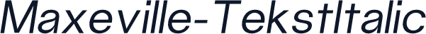 Maxeville-TekstItalic