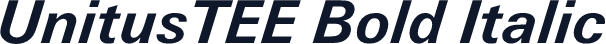 UnitusTEE Bold Italic
