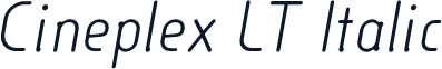 Cineplex LT Italic