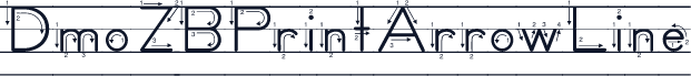 DmoZBPrintArrowLine