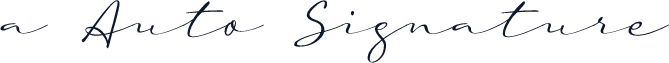 a Auto Signature