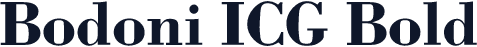 Bodoni ICG Bold