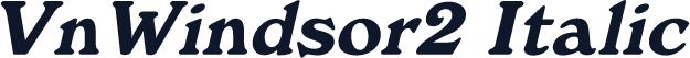 VnWindsor2 Italic
