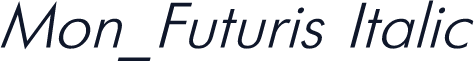 Mon_Futuris Italic