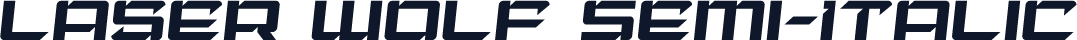 Laser Wolf Semi-Italic
