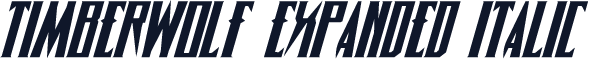 Timberwolf Expanded Italic