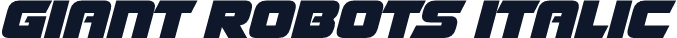 Giant Robots Italic