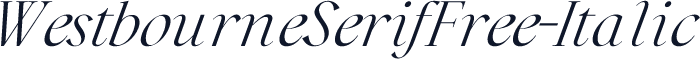 WestbourneSerifFree-Italic