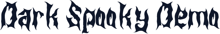 Dark Spooky Demo