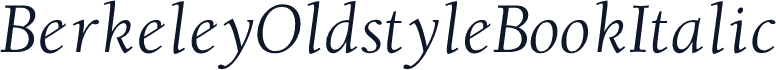 BerkeleyOldstyleBookItalic