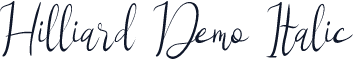 Hilliard Demo Italic