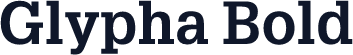 Glypha Bold
