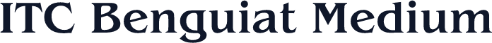 ITC Benguiat Medium