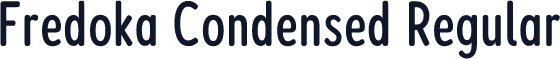 Fredoka Condensed Regular