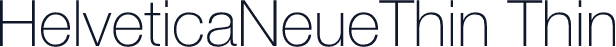 HelveticaNeueThin Thin