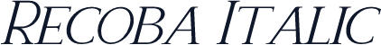 Recoba Italic