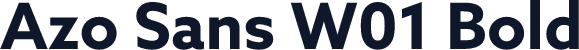 Azo Sans W01 Bold