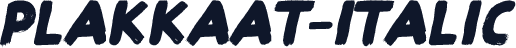 Plakkaat-Italic