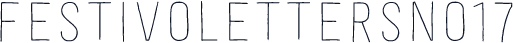 FestivoLettersNo17